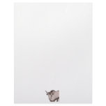 Yak cartoon drawing, brown and sandstone custom letterhead