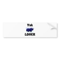 Yak Lover bumper stickers by AnimalShirts Yak Lover bumper stickers