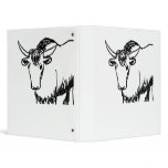 Yak outline in black , cartoon ish bison buffalo binders