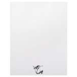 Yak outline in black , cartoon ish bison buffalo custom letterhead