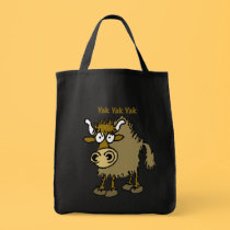 YAK YAK YAK Talking IS Life! bags by graphicdoodles YAK YAK YAK Talking IS Life! bags