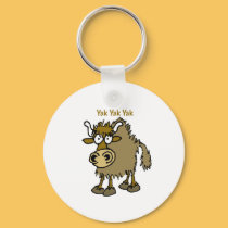YAK YAK YAK Talking IS Life! keychains by graphicdoodles YAK YAK YAK Talking IS Life! keychains