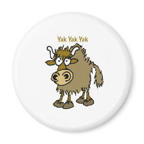 YAK YAK YAK Talking IS Life! Refrigerator Magnet