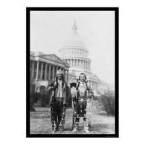 Yakama Indian Chiefs in front of the Capitol 1927 posters by lc_vintagephotos Yakama Indian Chiefs in front of the Capitol 1927 posters