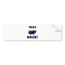 Yaks Rock bumper stickers by AnimalShirts Yaks Rock bumper stickers