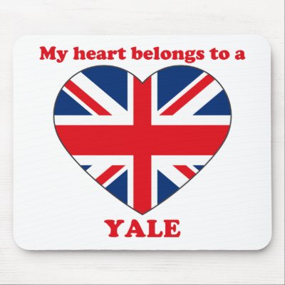 Yale Mouse Pad by ValentinesDayTshirts