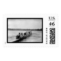 Yale Rowing Racing Shell 1915 Postage Stamps