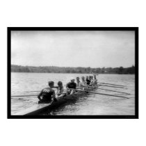 Yale Rowing Racing Shell 1915 posters