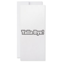 Yalla Bye rack cards
