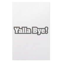 Yalla Bye stationery by EthnoShirts Yalla Bye stationery