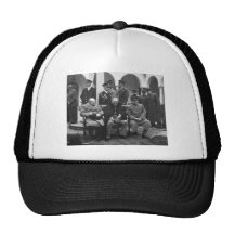 Yalta Conference Roosevelt Stalin Churchill 1945 Trucker Hat