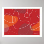 Yamaguchi - Atomic-Age Abstract Poster posters
