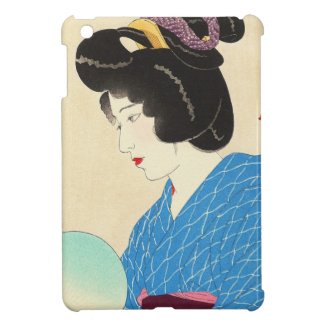 Yamakawa Shuho Dusk Tasogare japanese lady art Cover For The iPad Mini