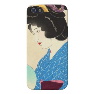 Yamakawa Shuho Dusk Tasogare japanese lady art iPhone 5 Cover
