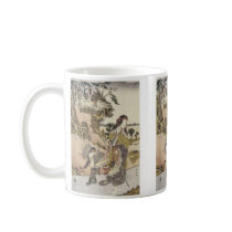 Yamauba and a Monkey, Shunsho, 1791 Mug
