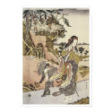 Yamauba and a Monkey, Shunsho, 1791 posters