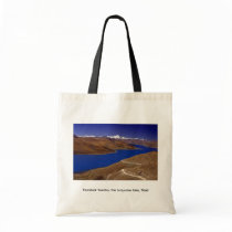 Yamdrok Yamtso, the turquoise lake, Tibet Tote Bags
