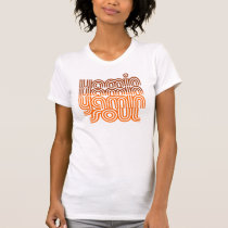 Yamin Soul white tank - orange and brown lettering t-shirts by yaminsoul Yamin Soul white tank - orange and brown lettering t-shirts