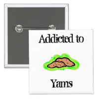 Yams Pinback Button