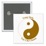 Yang Style Tai Chi Chuan Pinback Buttons