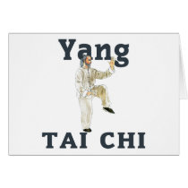 Yang Tai Chi Greeting Card