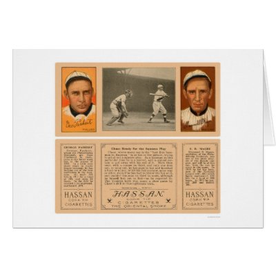 Yankee At Bat Phillies Baseball 1912 Card by lc_baseball