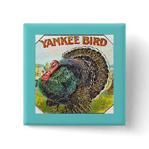 Yankee Bird - Vintage Cigar Label buttons