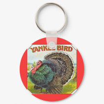 Yankee Bird - Vintage Cigar Label keychains by scenesfromthepast Yankee Bird - Vintage Cigar Label keychains
