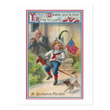 Yankee Doodle Vintage Fourth of July Postcards