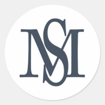 Yankees Baseball 3"  Logo Monogram Envelope Seal Stickers