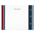 Yankees Baseball Bar Mitzvah Thank You invitations