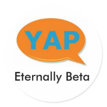 YAP Eternally Beta large sticker