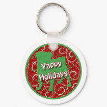Yappy Holidays keychains