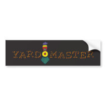 Yard Master Bumper Sticker bumper stickers