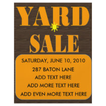 YARD SALE FLYER/SIGN