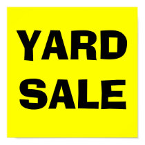 YARD SALE-Poster Sign posters