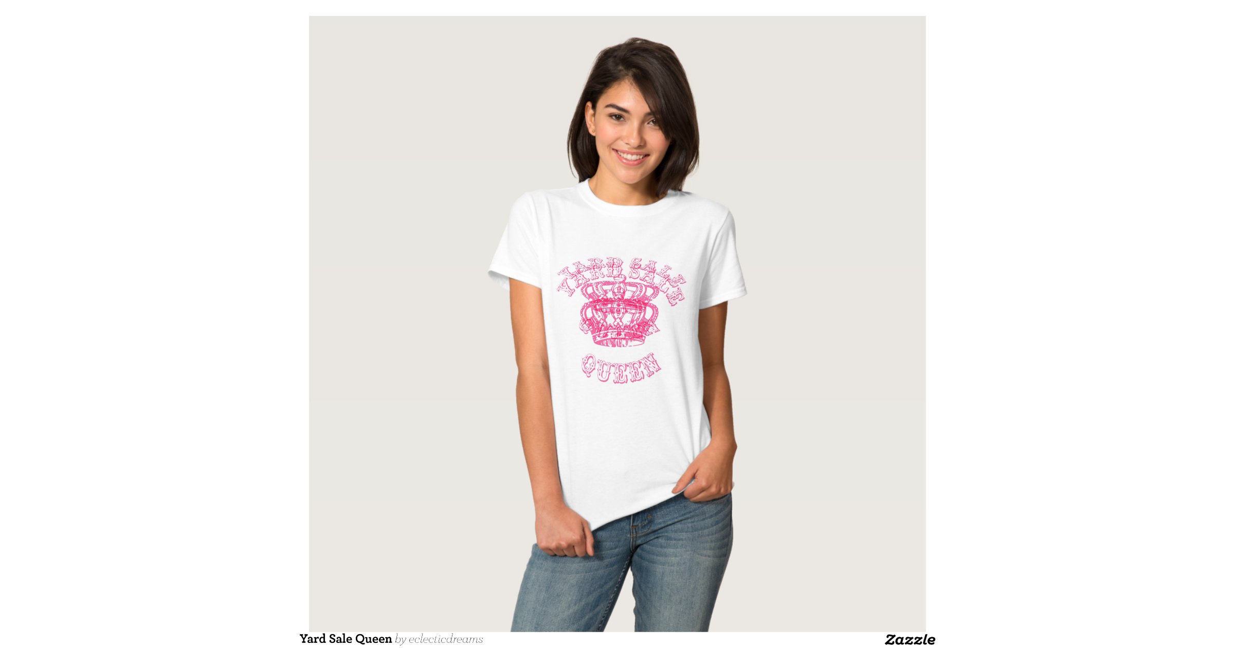 Yard Sale Queen Tshirt Zazzle