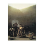 'Yard with Lunatics' Postcard