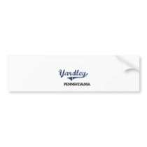 Yardley Pennsylvania City Classic Bumper Stickers