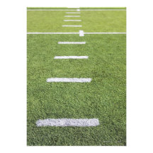 Yardlines on Football Field Invite