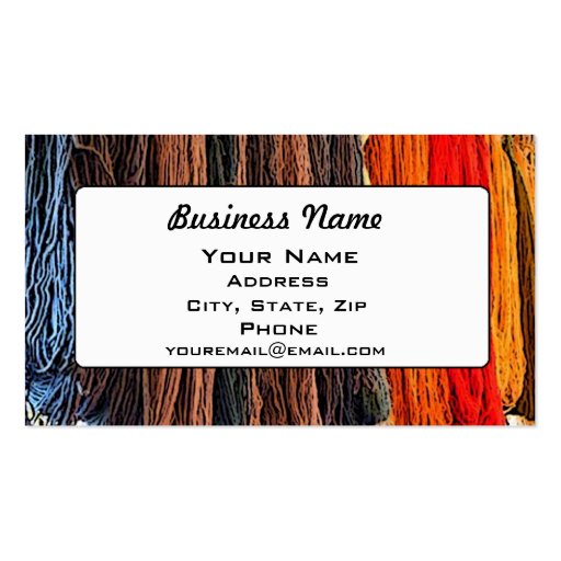 Yarn Business Card (front side)