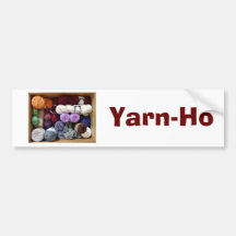 Yarn-Ho Bumper Sticker