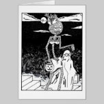 Yarn-Man and The Old Lady Trick-or-Treat Card 2011 cards