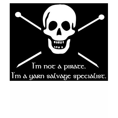 Yarn Pirate Tee Shirts by K1P2K2tog