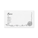 yarn, thred, & needle graphics business card