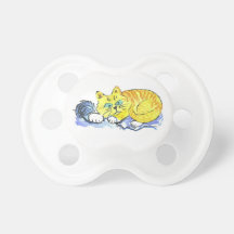 Yarn... What yarn? asks Tig -orange kitten Pacifier