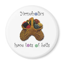 Yarnaholics Have Lots of Balls Magnet