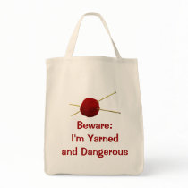 Yarned and Dangerous Tote Bags