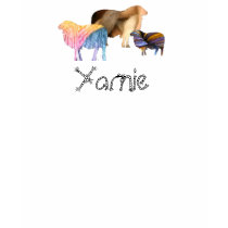 Yarnie and Sheep Ladies Tank t-shirts