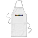 Yarnoholics Anonymous Fluffy Rainbow Sheep Aprons